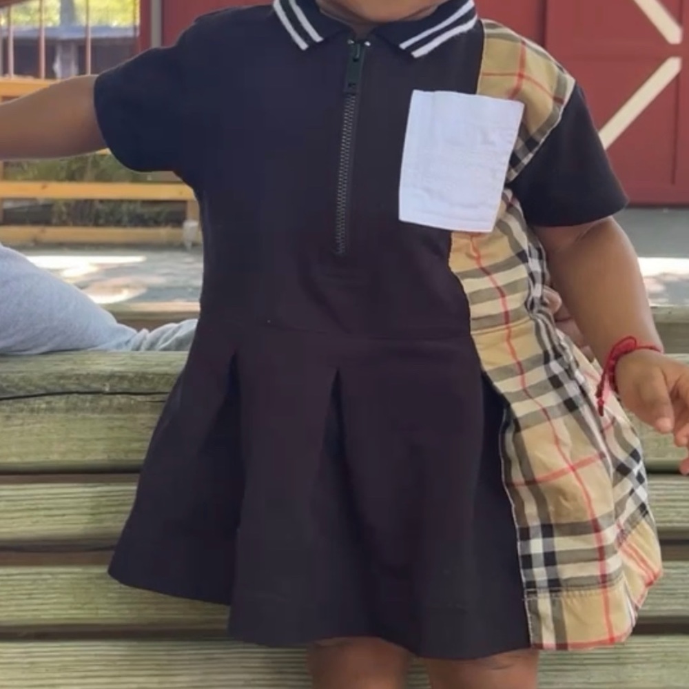 100 %authentic Burberry dress  for 12 month old baby girl